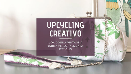 Upcycling Creativo: Da Gonna Vintage a Borsa Personalizzata