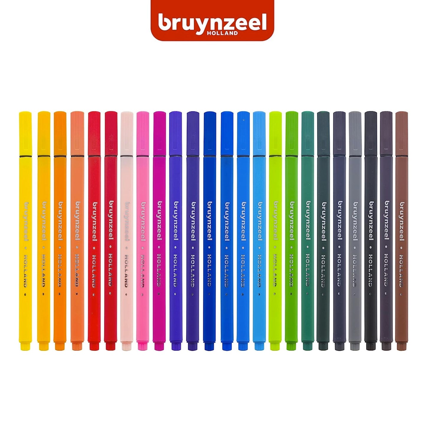 BRUYNZEEL Fineliners - Set 24 pennarelli punta fine