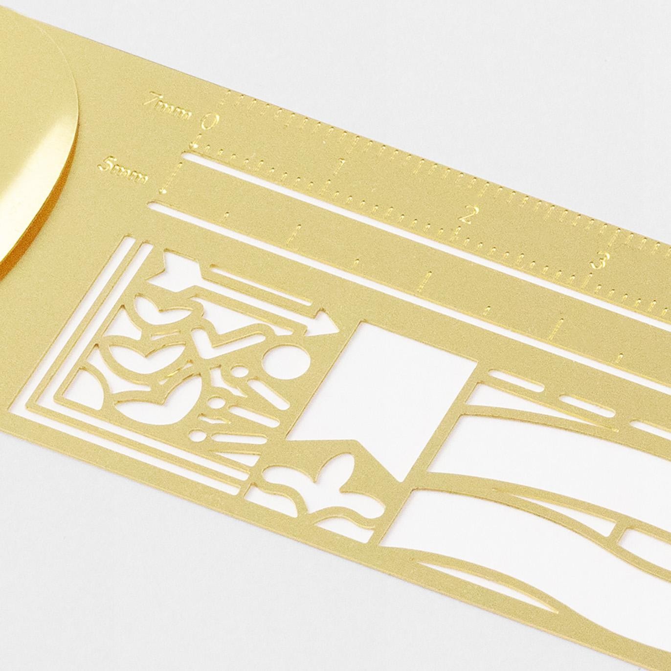 Midori Clip RULER Decorative pattern A