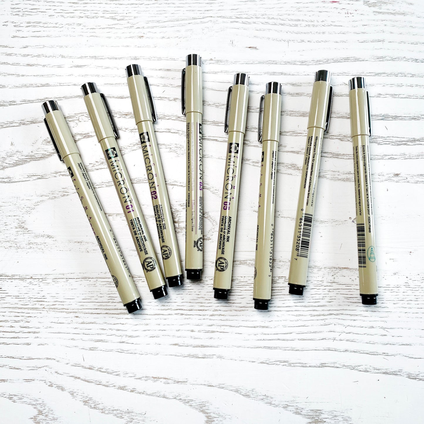 SAKURA Pigma Micron - set 7+1