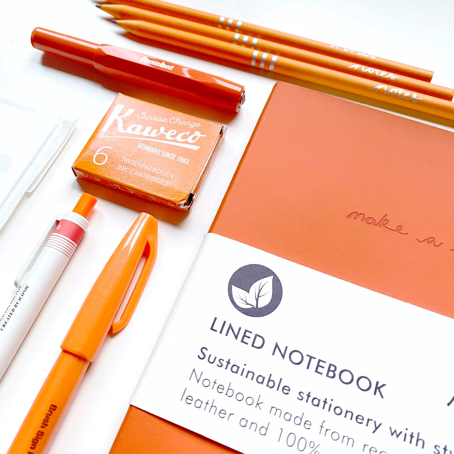 SUNRISE ORANGE Stationery Box