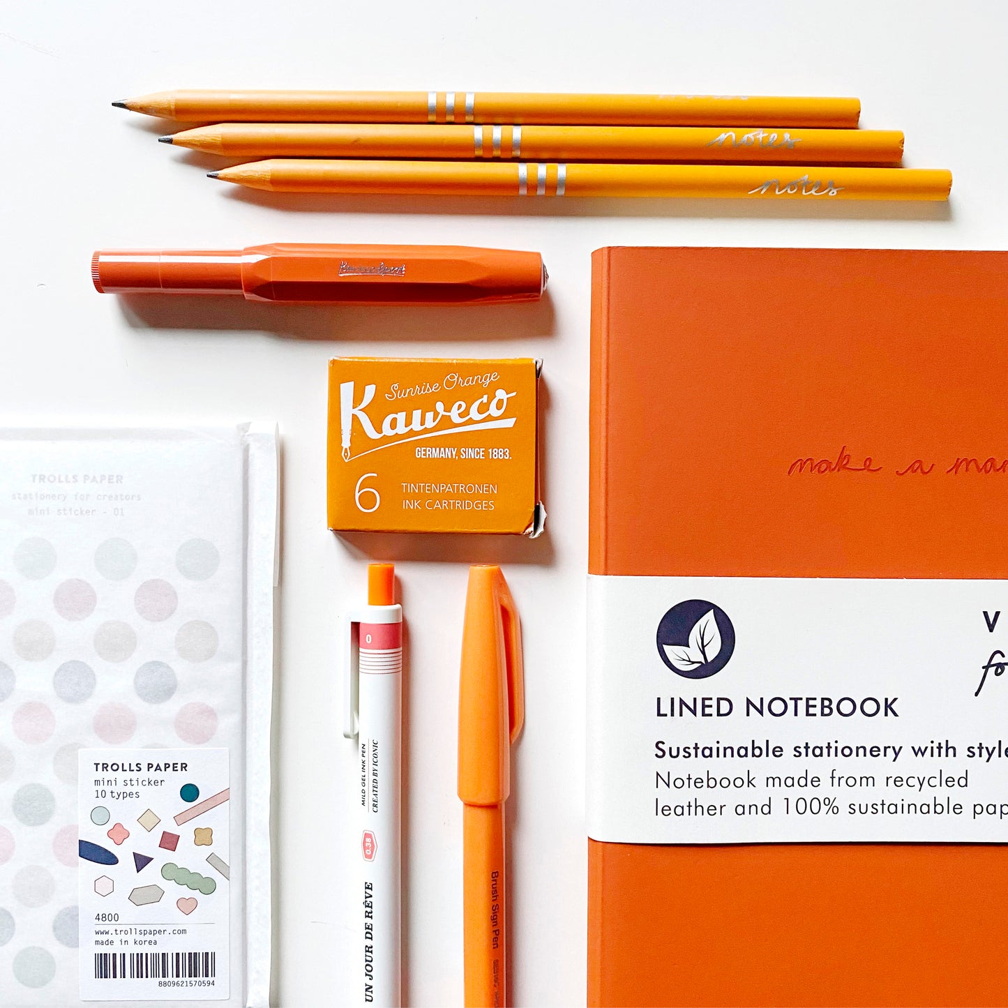 SUNRISE ORANGE Stationery Box