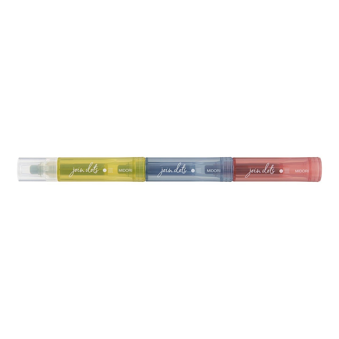 MIDORI Join Dots Evidenziatore a 3 colori - DUSTY