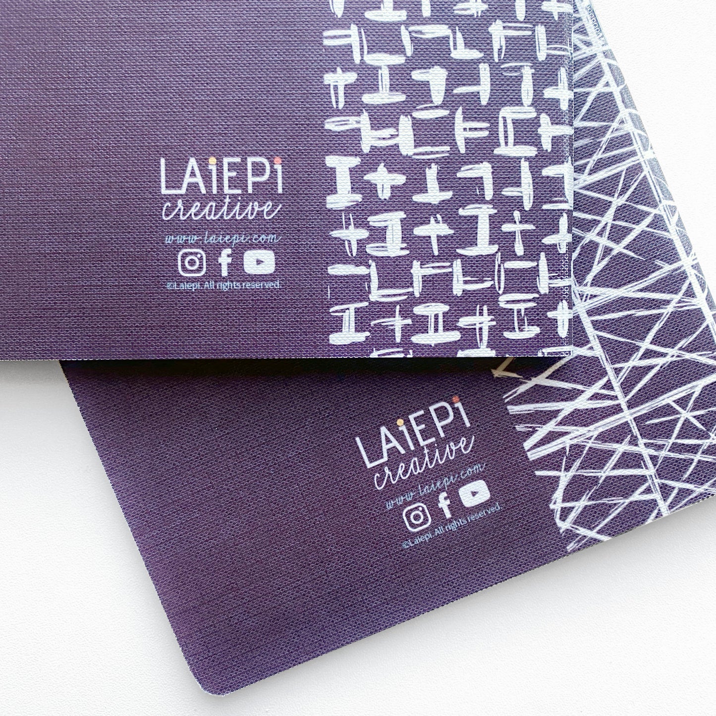 Laiepi Quaderno A5 - AUBERGINE (Set di 2)