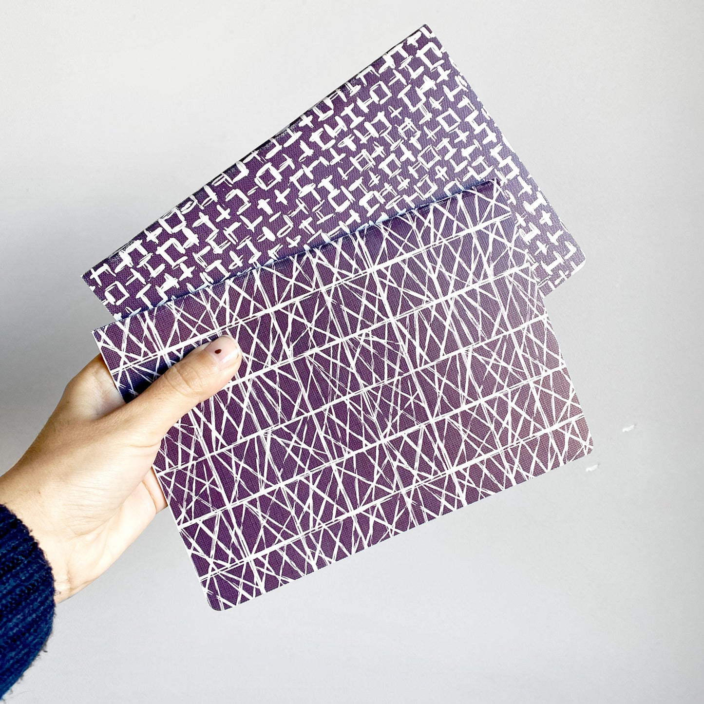 Laiepi Quaderno A5 - AUBERGINE (Set di 2)