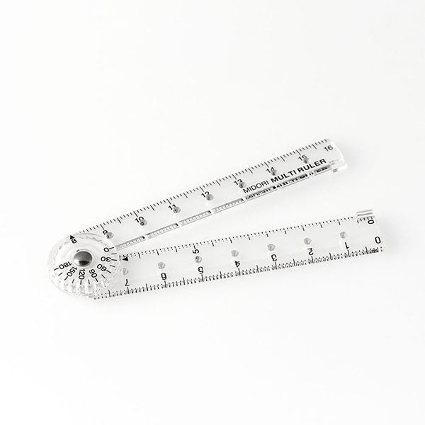 MIDORI Multiruler 16cm CLEAR