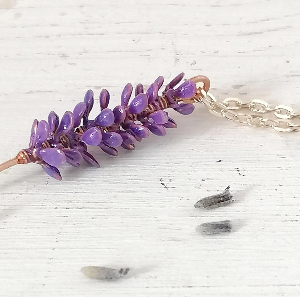LAVANDA Collana con Ciondolo