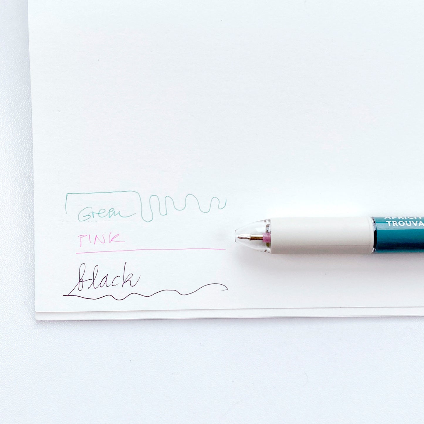 Smooth 3-Color BALLPOINT Pen 0.38 - Green