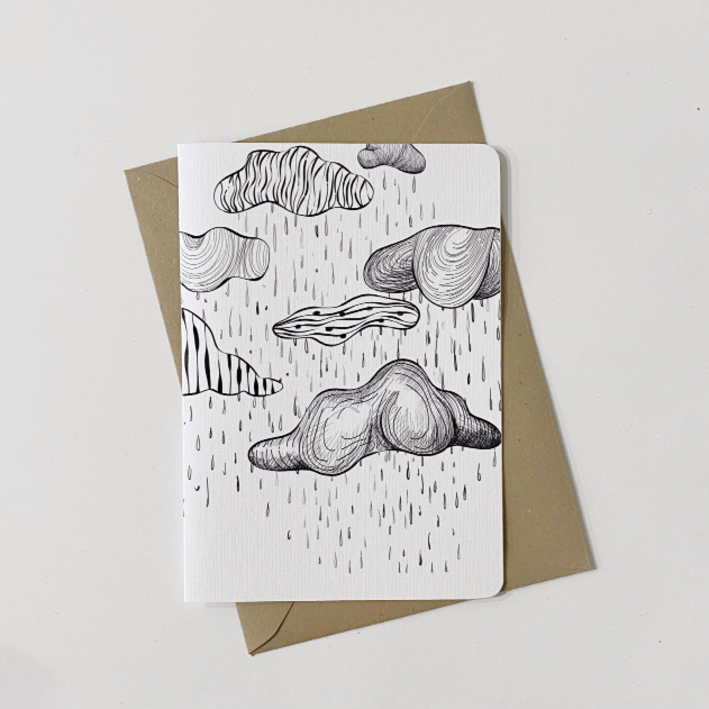 Laiepi Greeting Card - PIOVE