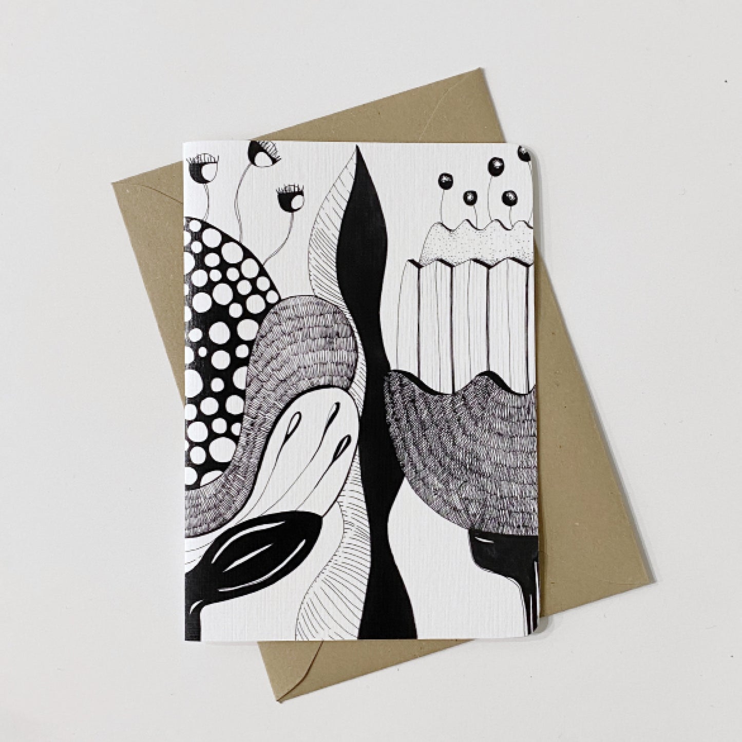 Laiepi Greeting Card - FLEURS