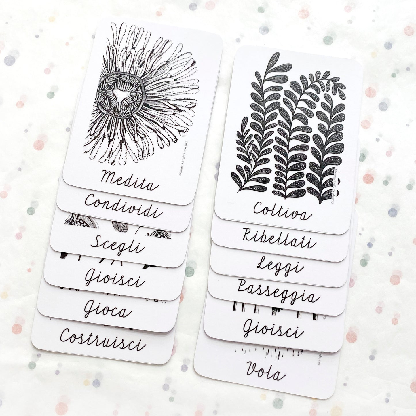 Laiepi MEMENTO Cards - 24 carte creative