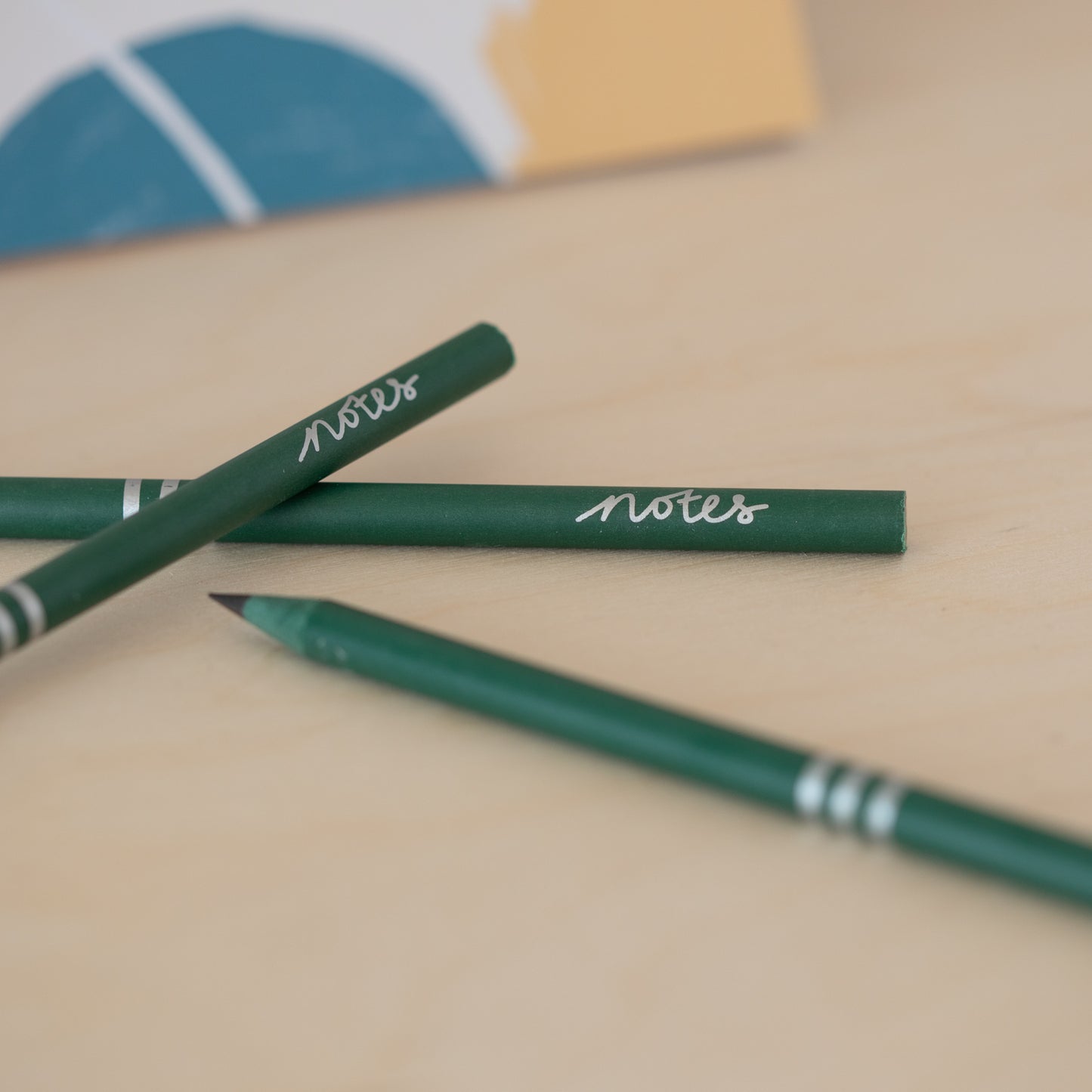 VENT IDEAS Recycled Pencils - Olive Green