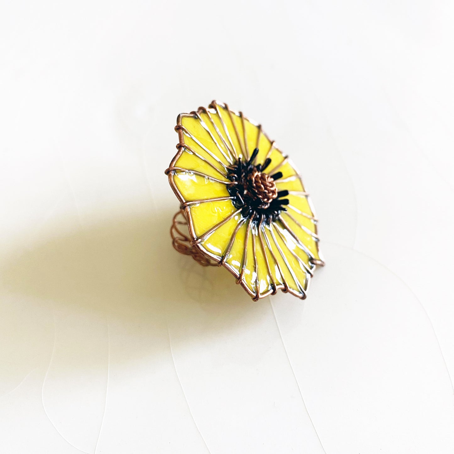 PAPAVERI Anello - GIALLO