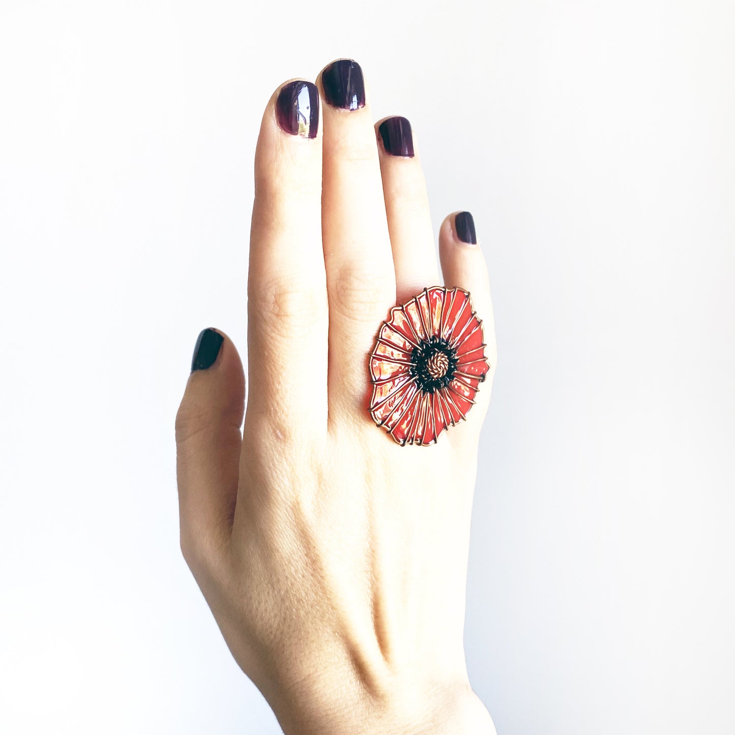 PAPAVERI Anello - ROSSO