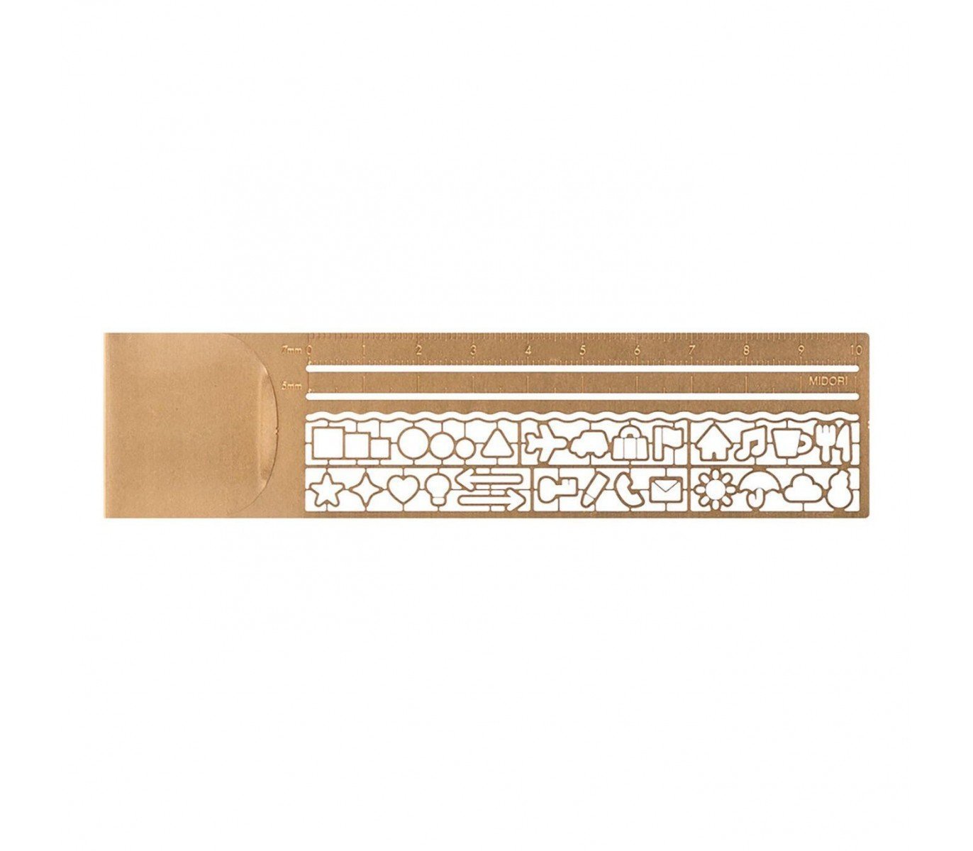 Midori Clip RULER Copper