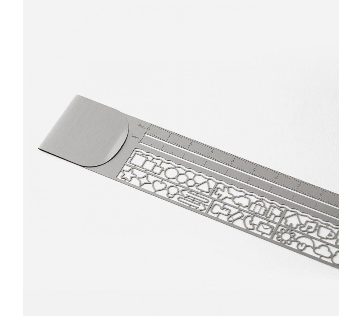 Midori Clip RULER Silver