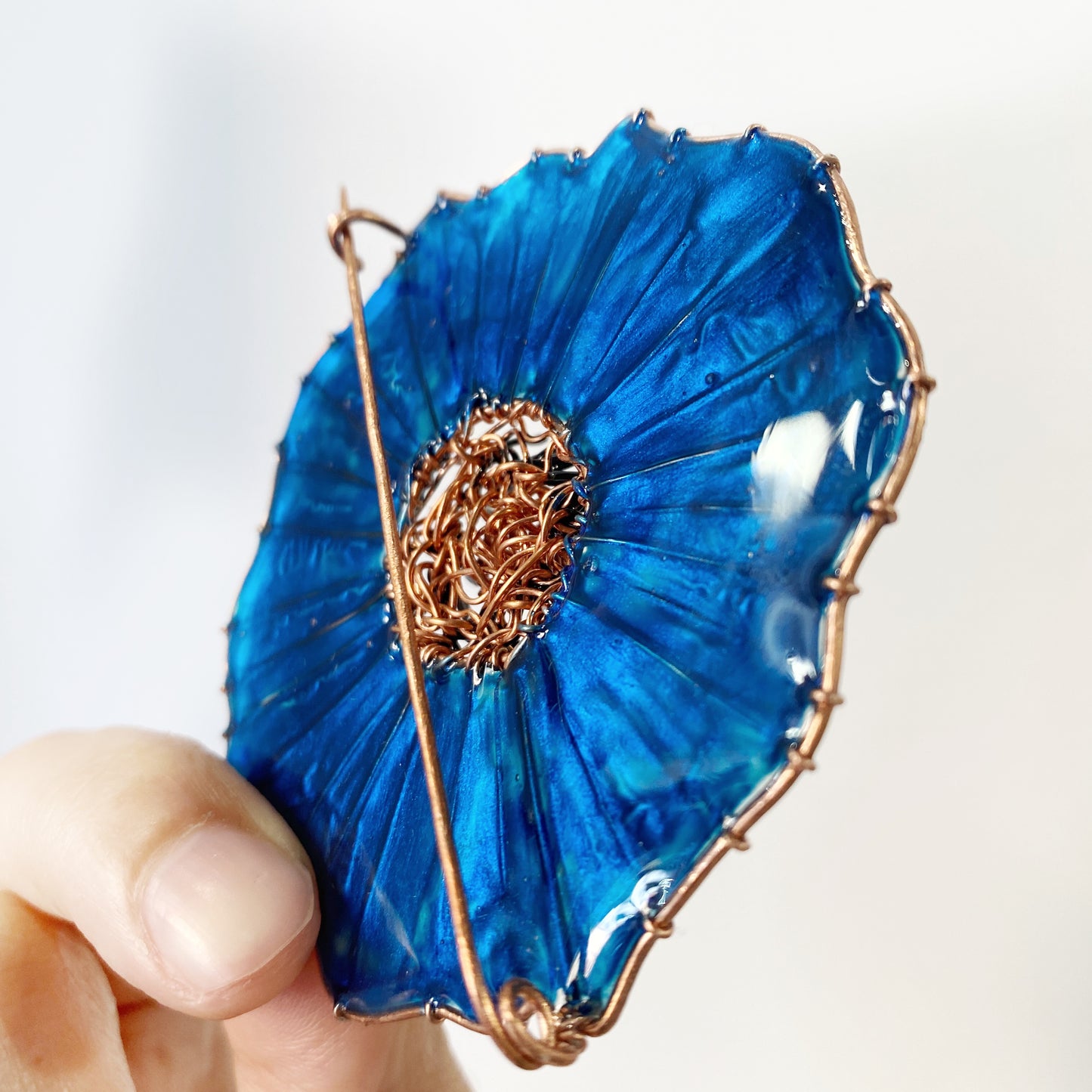 PAPAVERI Spilla - BLU