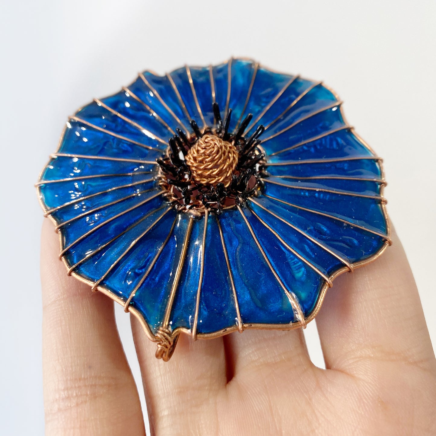 PAPAVERI Spilla - BLU