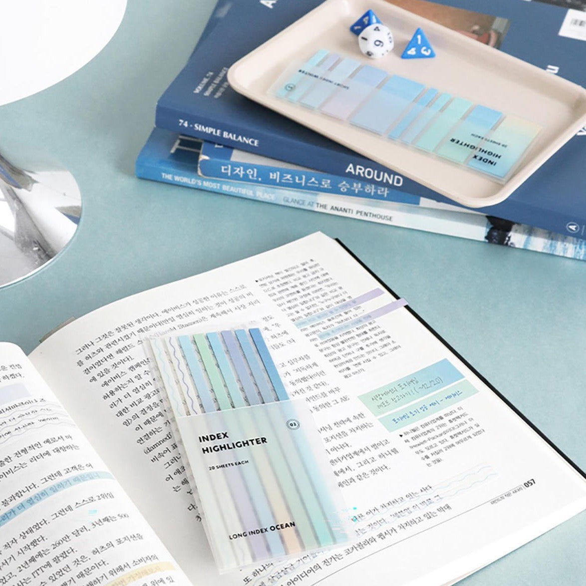 Iconic INDEX Long Highlighter - 02 OCEAN