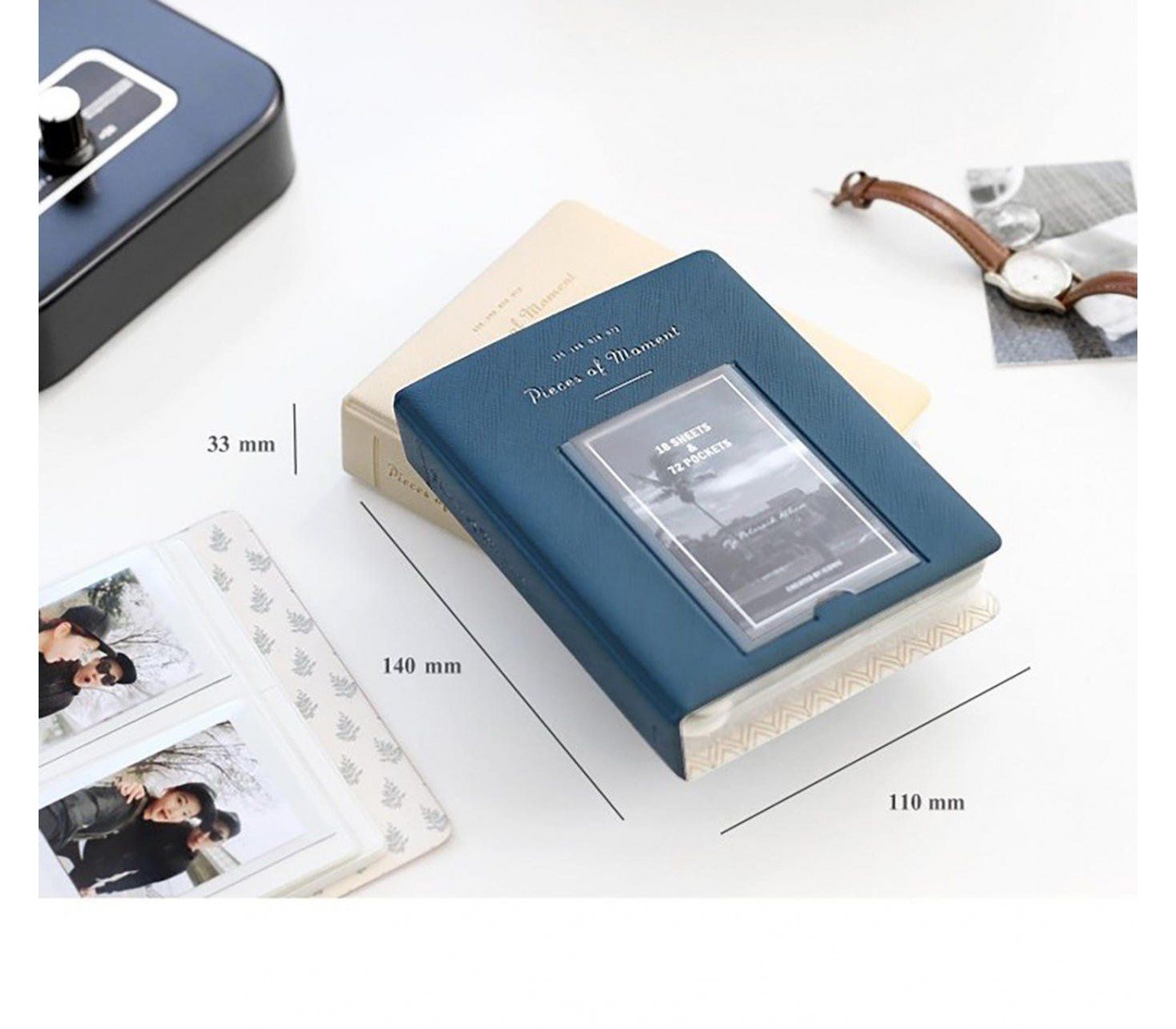 Iconic Photo Album MY POLAROID - Steel Blue