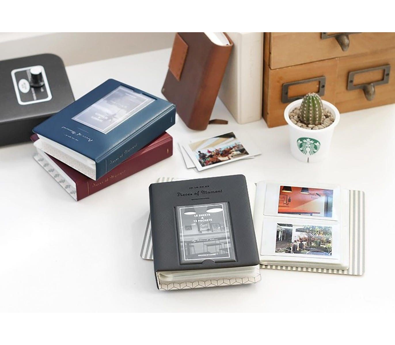 Iconic Photo Album MY POLAROID - Steel Blue