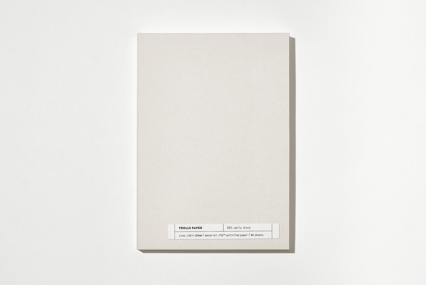 Plain Note 301 - DAILY DIARY