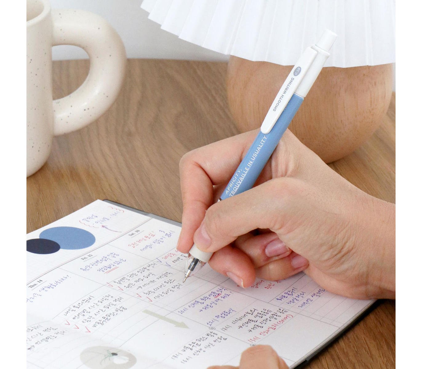 Smooth 3-Color BALLPOINT Pen 0.38 - IndiBlue