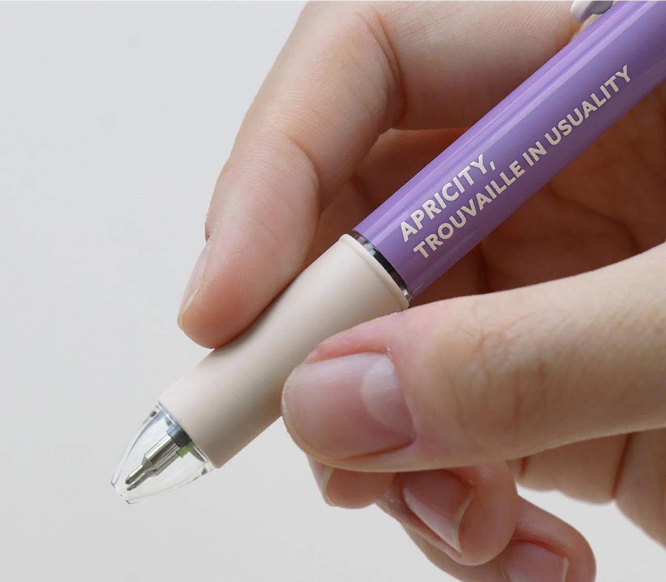 Smooth 3-Color BALLPOINT Pen 0.38 - Purple