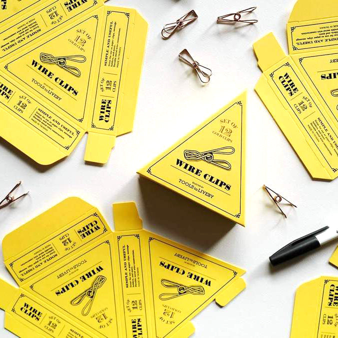 TOOLS to LIVEBY - Wire Clip GOLD