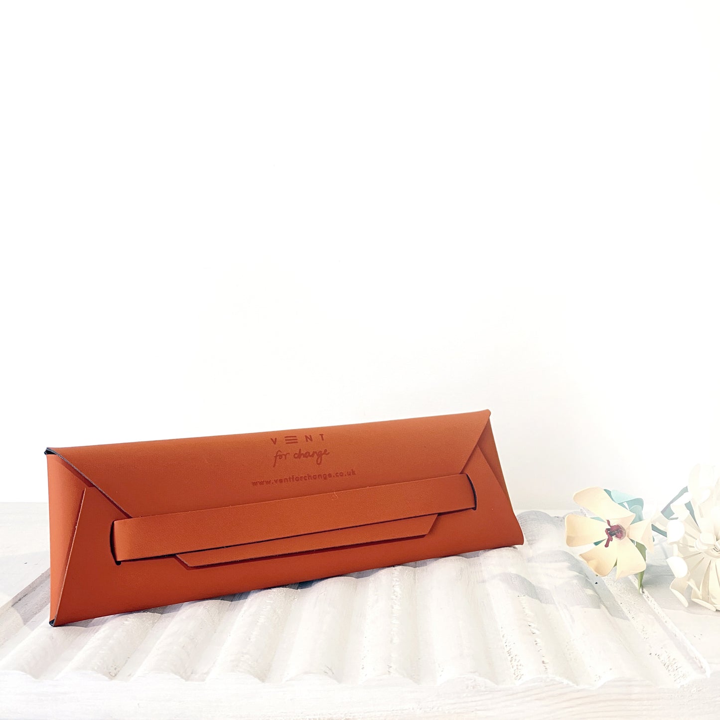 VENT Astuccio in Pelle Riciclata - ORANGE