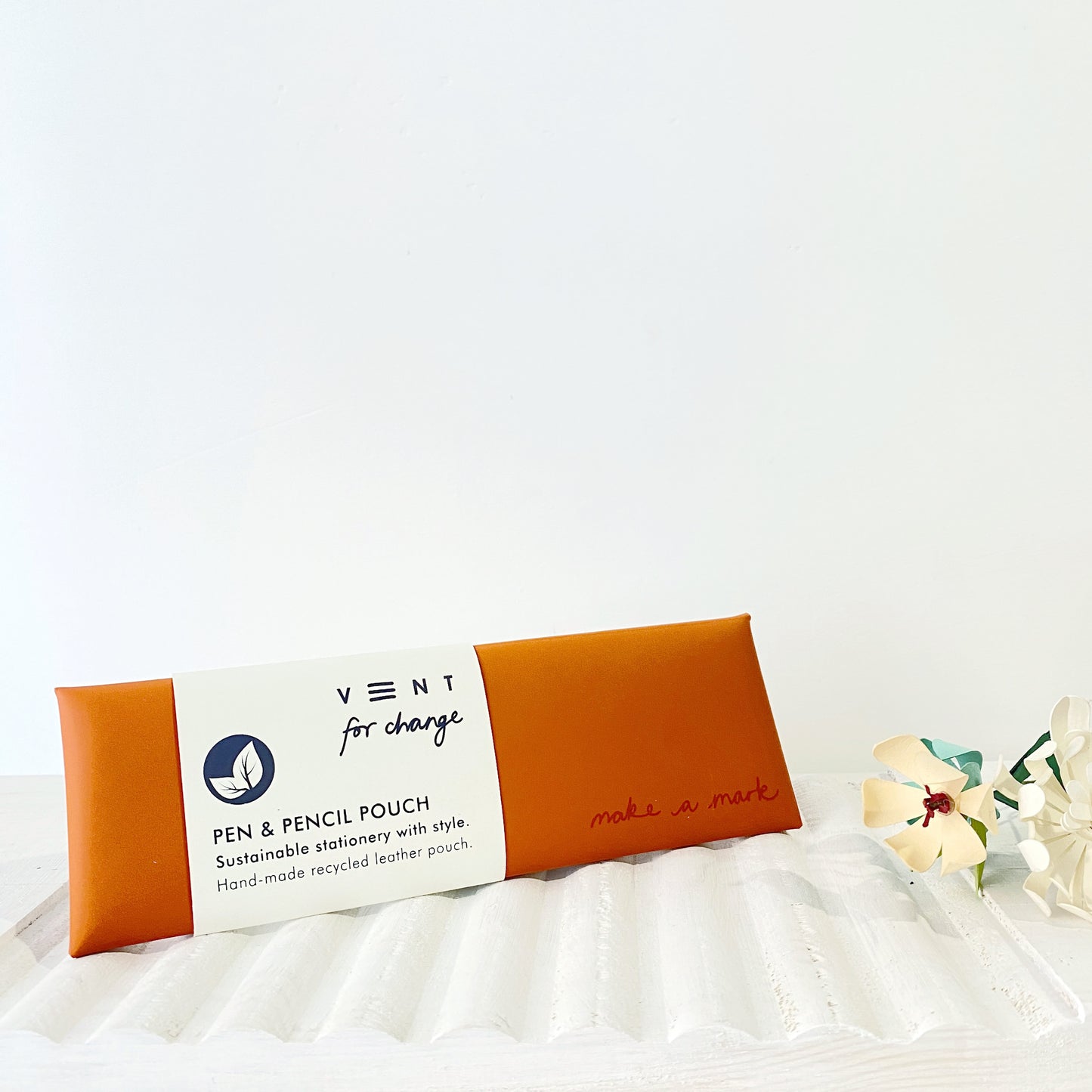 VENT Astuccio in Pelle Riciclata - ORANGE