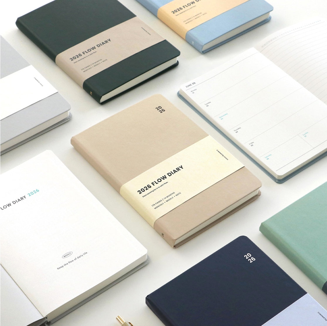 2026 FLOW Diary - weekly planner A5