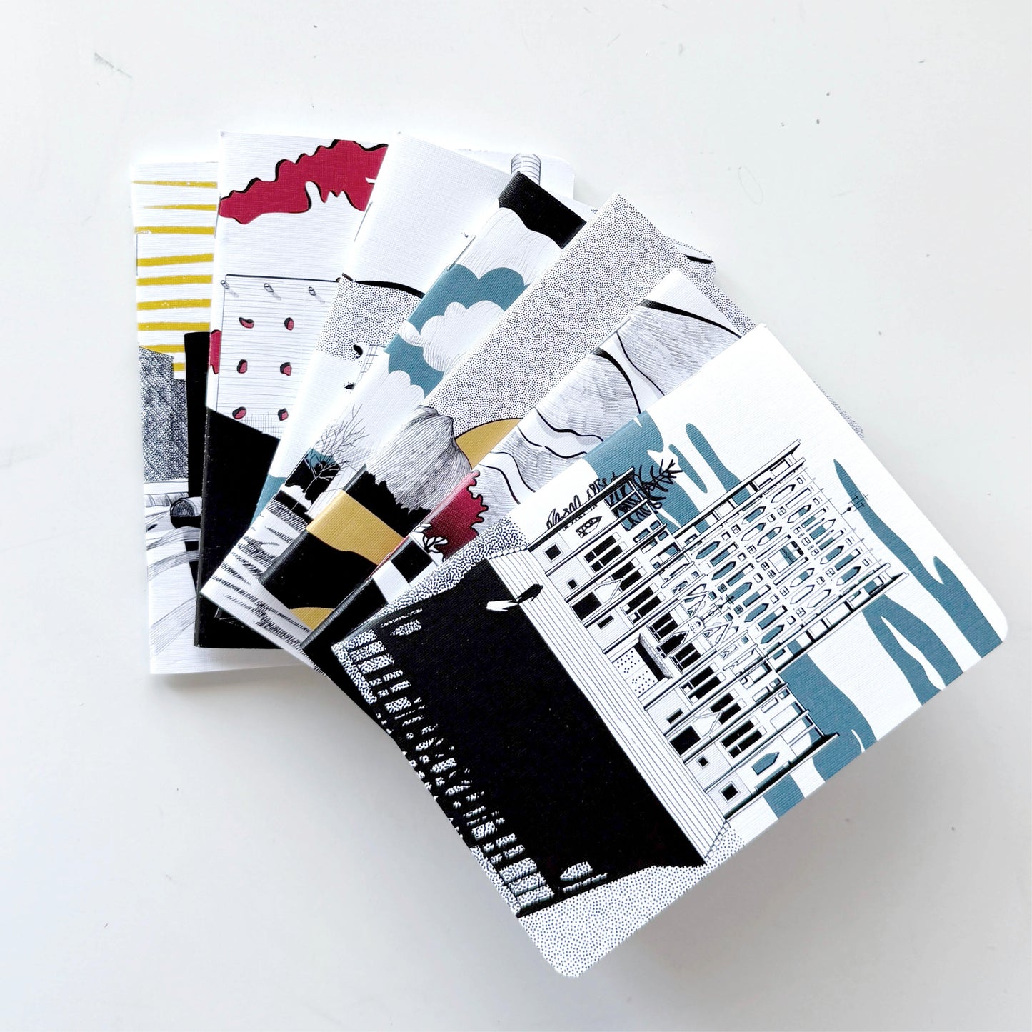 Laiepi Pocket Notebook - A6 ARCHI Doodle