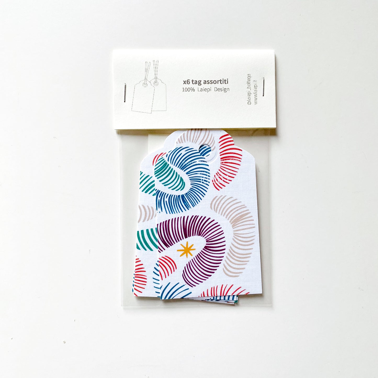 6 Gift Tags - Etichette Regalo Illustrate