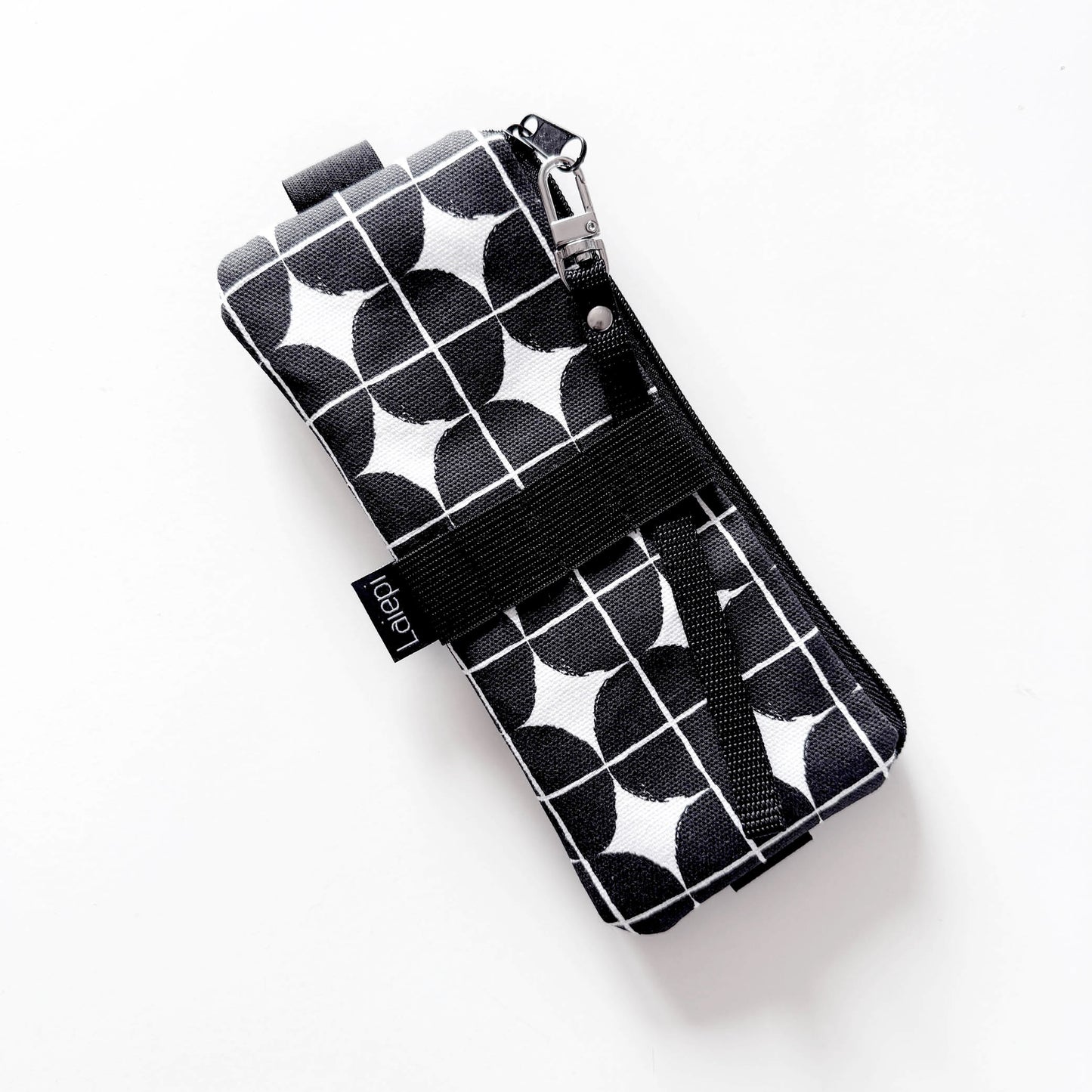 YOLDER - Astuccio con elastico in Panama TILES Black