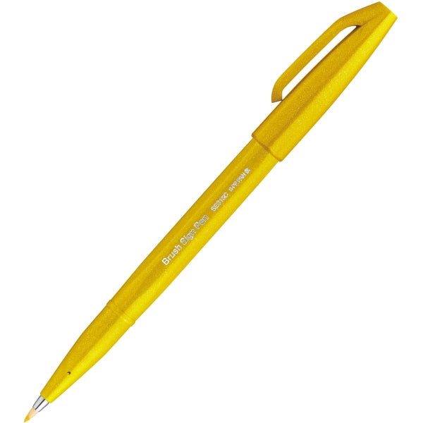 884851035738 - PENNARELLO PENTEL ARTS BRUSH PEN COLORE GIALLO (COLORE  GIALLO) - PENTEL