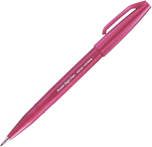Pentel Brush Pen - ROSSO CARMINIO