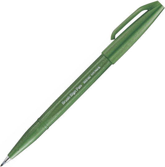 Pentel Brush Pen - VERDE OLIVA