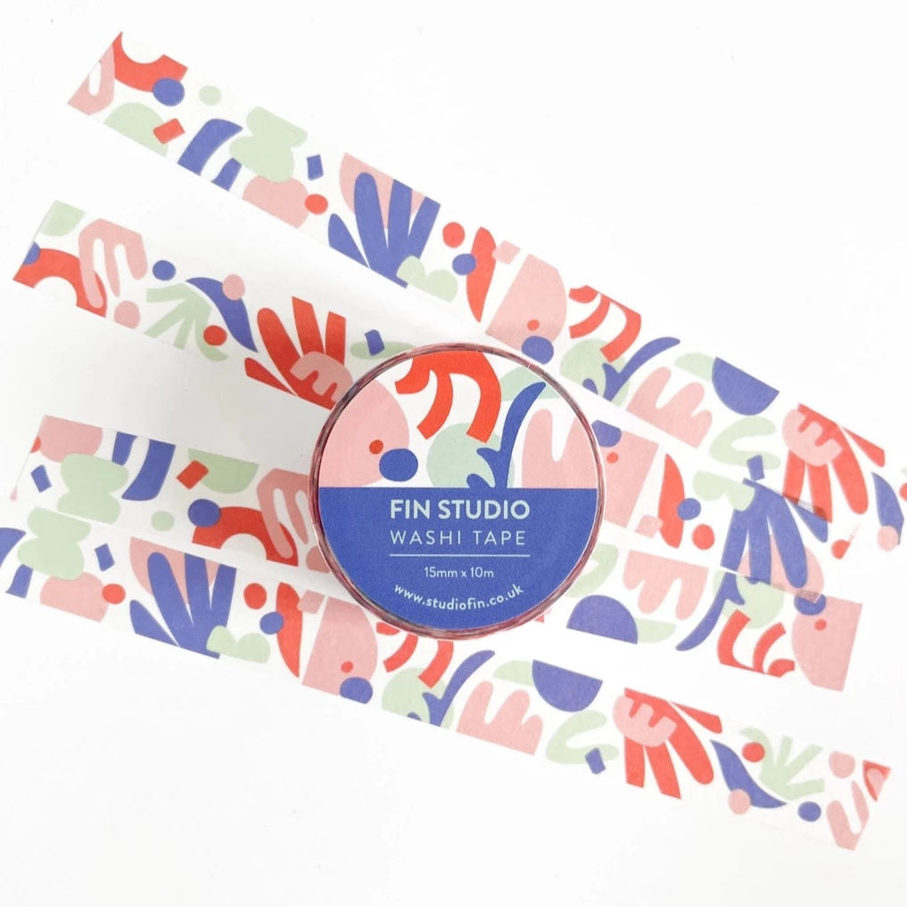 FIN STUDIO Washi Tape - Tulips