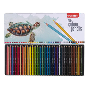 BRUYNZEEL Turtle - Set Matite Colorate 45