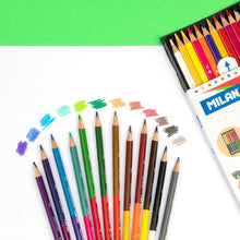 Carica l&#39;immagine nel visualizzatore di Gallery, MILAN matite colorate - scatola 12 Bicolor