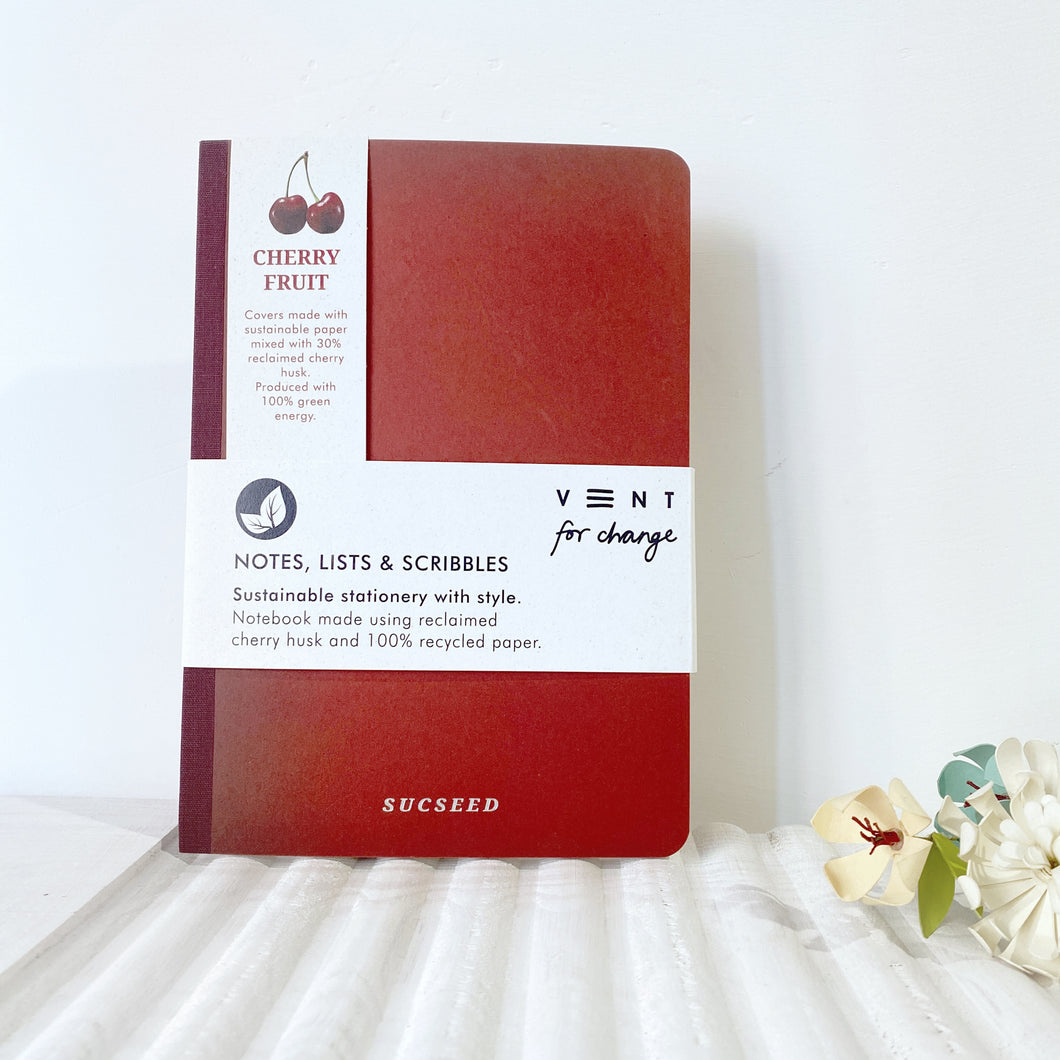SUCSEED  Notebook - CHERRY