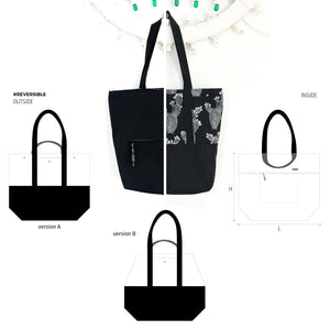 Tote bag Reversibile - FICHI D'INDIA