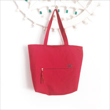 Carica l&#39;immagine nel visualizzatore di Gallery, Tote bag Reversibile Rosso - PAPAVERI
