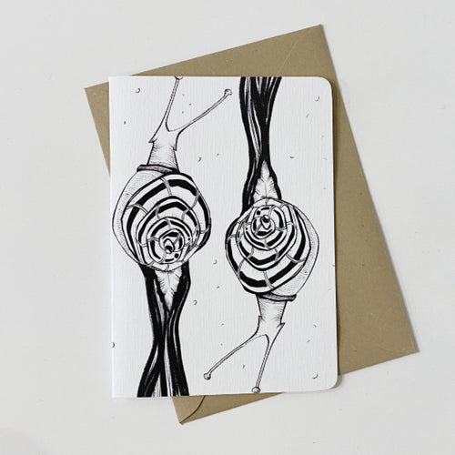 Laiepi Greeting Card - CARACOLES