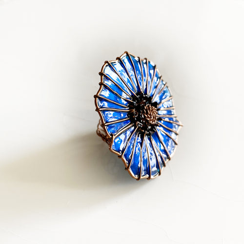 PAPAVERI Anello - BLU