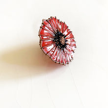 Carica l&#39;immagine nel visualizzatore di Gallery, PAPAVERI Anello - ROSSO