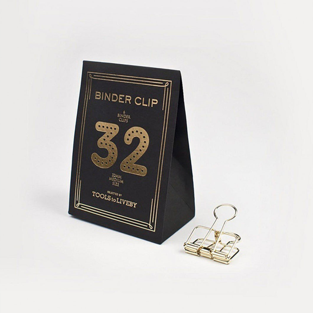 TOOLS to LIVEBY - 32mm Clip GOLD