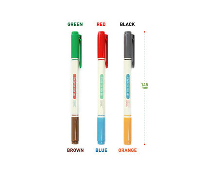 Color Twin Pen - set di 3
