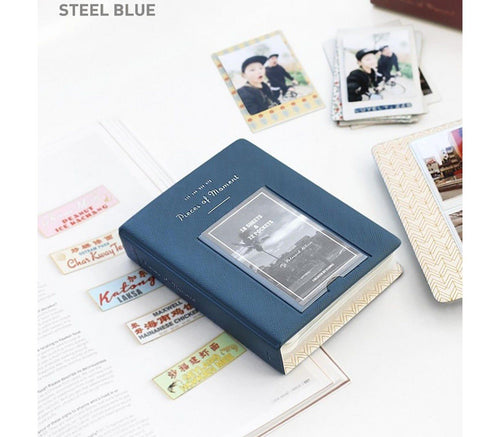 Iconic Photo Album MY POLAROID - Steel Blue